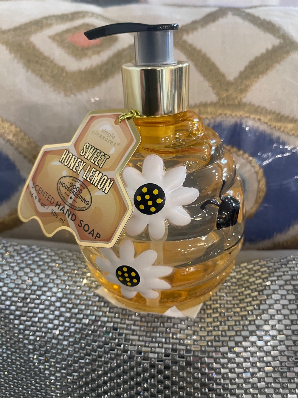 Sweet Honey Lemon Scented Hand Soap — Yellow